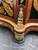 SOLD - Italianate Brass Ormolu Mounted Hand Painted Marble Top Commode/Console Cabinet