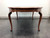 SOLD - HENKEL HARRIS 2211 29 Solid Mahogany Queen Anne Dining Table