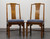 SOLD - CENTURY Chin Hua by Raymond Sobota Asian Chinoiserie Dining Side Chairs - Pair 2