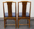 SOLD - CENTURY Chin Hua by Raymond Sobota Asian Chinoiserie Dining Side Chairs - Pair 2