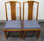 SOLD - CENTURY Chin Hua by Raymond Sobota Asian Chinoiserie Dining Side Chairs - Pair 3