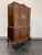 SOLD OUT - Vintage English Mahogany Queen Anne Style Bar Cabinet