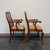 SOLD OUT - HENKEL HARRIS 109A 24 Wild Black Cherry Queen Anne Dining Armchairs - Pair