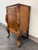 SOLD - Vintage Carved Burl Walnut French Country Style Nightstand Bedside Cabinet