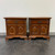 SOLD - THOMASVILLE Cherry Chippendale Style Nightstands Bedside Chests - Pair