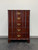 SOLD - JOHN STUART Mahogany Serpentine Chippendale Chest of Five Drawers