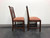 SOLD OUT - HENKEL HARRIS 101S 29 Mahogany Chippendale Dining Side Chairs - Pair A