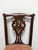 SOLD OUT - HENKEL HARRIS 101S 29 Mahogany Chippendale Dining Side Chairs - Pair A