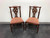 SOLD OUT - HENKEL HARRIS 101S 29 Mahogany Chippendale Dining Side Chairs - Pair A