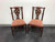 SOLD OUT - HENKEL HARRIS 101S 29 Mahogany Chippendale Dining Side Chairs - Pair B