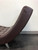 SOLD OUT - ROCHE-BOBOIS "Dolce" Modern Chaise Lounge in Chocolate Brown Leather