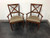 SOLD OUT - ETHAN ALLEN "Elements" Maple Dining Captain's Armchairs - Pair