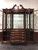 SOLD - THOMASVILLE Collector's Cherry Monumental Breakfront China Display Cabinet