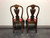 SOLD OUT - STICKLEY Williamsburg Queen Anne Mahogany Dining Side Chairs - Pair