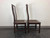 SOLD OUT - HENREDON Asian Chinoiserie Mahogany & Cane Dining Side Chairs L 27-8902 - Pair 