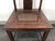 SOLD OUT - HENREDON Asian Chinoiserie Mahogany & Cane Dining Side Chairs S 28-8902 - Pair B