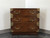 SOLD - HENREDON Asian Japanese Tansu Campaign Style Mahogany Bachelor Chest - B