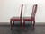 SOLD - Chinese Carved Rosewood Mother of Pearl Inlay Dining Side Chairs - Pair B