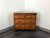 SOLD - Vintage Chippendale Style Bachelor Chest in Yew Wood by HEKMAN