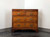 SOLD - Vintage Chippendale Style Bachelor Chest in Yew Wood by HEKMAN