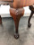 SOLD - Solid Mahogany Chippendale Style Nightstand with Ball in Claw Feet