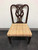 SOLD - BAKER Solid Mahogany Georgian Style Dining Side Chairs #789 - Set of 6