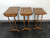 SOLD - MAITLAND SMITH Faux Bamboo Nesting Tables - Set of 3