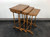 SOLD - MAITLAND SMITH Faux Bamboo Nesting Tables - Set of 3