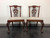 SOLD OUT - HICKORY CHAIR Chippendale Ball in Claw Mahogany Dining Side Chairs - Pair 1