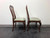 SOLD - BAKER Historic Charleston Solid Mahogany Queen Anne Dining Side Chairs - Pair 2