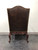 SOLD - HANCOCK AND MOORE "Bounty" French Country Style Mahogany & Leather Chair