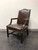 SOLD - HANCOCK AND MOORE 'Jefferson' Chippendale Style Mahogany & Leather Chair SOLD - HANCOCK AND MOORE 'Jefferson' Chippendale Style Mahogany & Leather Chair