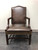 SOLD - HANCOCK AND MOORE 'Jefferson' Chippendale Style Mahogany & Leather Chair SOLD - HANCOCK AND MOORE 'Jefferson' Chippendale Style Mahogany & Leather Chair
