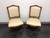 SOLD OUT - BAKER French Country Dining Side Chairs - Pair B