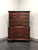 SOLD - LINK-TAYLOR Heirloom Tryon Solid Mahogany Chippendale Chest on Chest