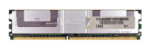 Part No: 43X5059 - IBM 1GB(1X1GB)667MHz PC2-5300 240-Pin CL5 ECC DDR2 SDRAM FULLY BUFFERED DIMM GENUINE