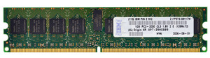 Part No: 39M5809 - IBM 2GB(2X1GB)400MHz PC2-3200 240-Pin CL3 ECC Registered DDR2 SDRAM DIMM IBM Memory Kit for System x SEEVER BladeCenter ESERV