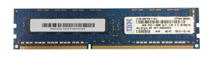 Part No: 00D4955 - IBM 4GB (1X4GB) 1600MHz PC3-12800 240-Pin 1.5VOLT Dual Rank X8 UNBUFFERED CL11 ECC DDR3 VLP SDRAM RDIMM IBM Memory for SYSTE