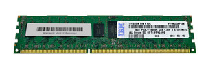 49Y1406 - IBM 4GB (1X4GB) 1333MHz PC3-10600 240-Pin Single Rank X4 CL9 ECC Registered DDR3 SDRAM RDIMM IBM Memory for SYSTE