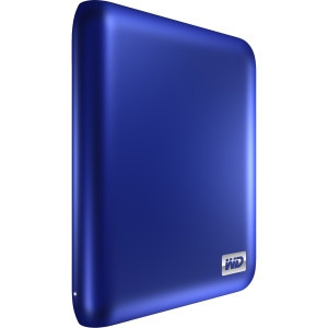 Part No: WDBACX0010BBL-NESN - Western Digital My Passport Essential SE Portable WDBACX0010BBL 1 TB 2.5 External Hard Drive -  - Metallic Blue - USB 3.0