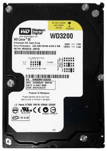 Part No: WD3200JB-00KFA0 - Western Digital Caviar SE 320GB 7200RPM ATA-100 8MB Cache 3.5-inch Internal Hard Drive (Refurbished)