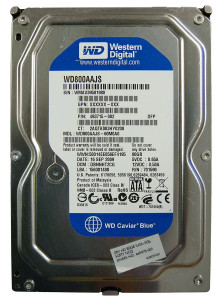 Part No: WD800AAJS-1 - Western Digital Caviar Blue 80GB 7200RPM SATA 3Gbps 8MB Cache 3.5-inch Internal Hard Drive