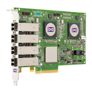 Part No: LPE11004-M4 - Emulex LightPluse LPe11004 Fibre Channel Host Bus Adapter - 4 x LC - PCI Express 1.0 - 4Gbps