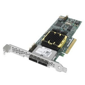Part No: 2249100-R - Adaptec 5085 8 Port Serial ATA/SAS RAID Controller - 512MB DDR2 - PCI Express x8 - Up to 300MBps Per Port - 2 x SFF-8088 mini SAS 300 - Seri