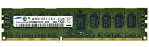 M393B5273CH0-CH9 - Samsung 4GB 1333MHz PC3-10600 CL9 2RX8 ECC Registered DDR3 SDRAM 240-Pin DIMM Memory Module