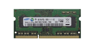 M471B5173CB0-YK0 - Samsung 4GB (1X4GB) 1600MHz PC3-12800 CL11 NON-ECC UNBUFFERED Single Rank 1.35V DDR3 SDRAM 240-Pin SoDimm SA
