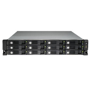 QNAP TVS-1271U-RP-I5-16G-US Intel Core i5-4590S 3.0GHz/ 16GB RAM/ 4GbE/ 12SATA3/ USB3.0/ 12-Bay 2U Rackmount NAS for SMBs