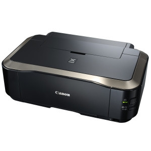 Part No: 4496B008AA - Canon PIXMA iP4850 (9600 x 2400) dpi 11ipm (Mono) / 9.3ipm (Color) 300-Sheets USB 2.0 Color Inkjet Photo Printer (Refurbished)