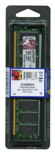 Part No: KTD4550/512 - Kingston 512MB PC2700 DDR-333MHz non-ECC Unbuffered CL2.5 184-Pin DIMM Memory Module for Dell
