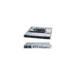 Supermicro SuperChassis CSE-813MTQ-R400CB 400W 1U Rackmount Server Chassis (Black)